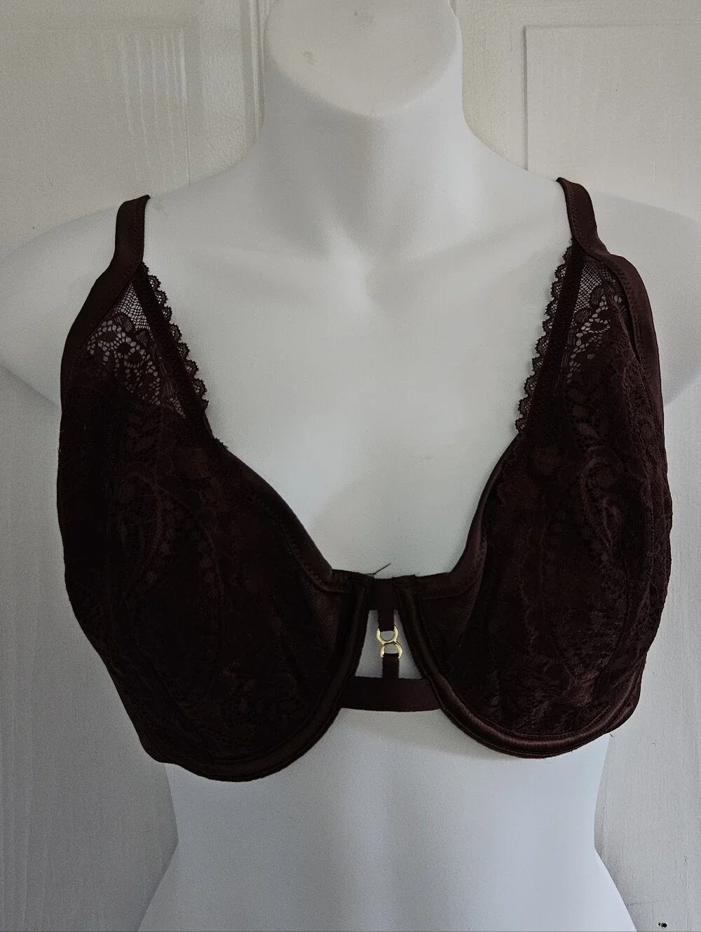 Aerie Lace Full Coverage Bra in Burgundy 36DD - Picture 1 of 5